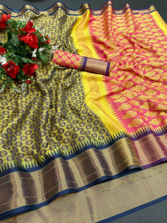 Maahi 53 Festive Wear Designer Banarasi Silk Saree Collection